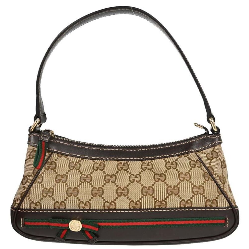 Gucci Mayfair Gg Canvas Beige Canvas Shoulder Bag Bag